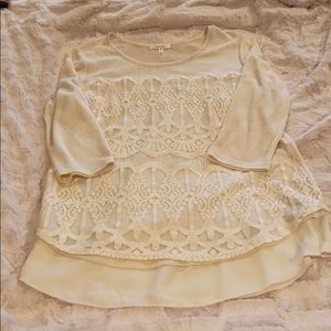 Maurice’s lace detail top